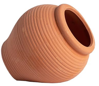 ANMOO Ceramic Jar Aquarium Decor, Betta Breeding Cave & Shrimp Hideout for Rest and Spawning, Fish Tank Ornament for Small Fish, Shrimps