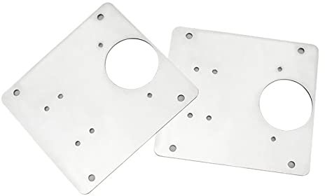 ORAMAI 2 pièces Plaque de réparation de charnière Compatible avec Armoire Meubles tiroir fenêtre Porte en Acier Inoxydable Plaque réparation Accessoire charnières Montage artefact