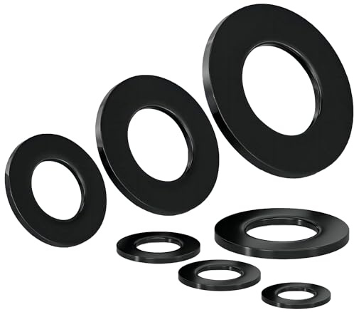 Ctyjia 20 Stück Flache Nylon Unterlegscheiben, M6, 6mm ID, 12mm OD, 2mm Dicke