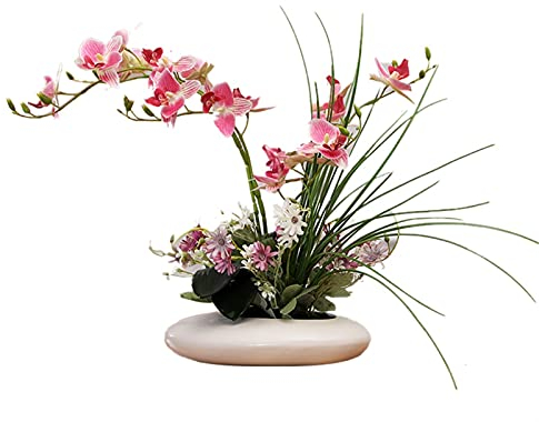 SUNMME Künstliche Topfpflanzen im Topf – künstliche Topfpflanzen, Heimdekoration, künstliches Grün, Tischpflanzen, Bonsai-Baum für Wohnzimmer-Dekoration, Innen- und Außendekoration