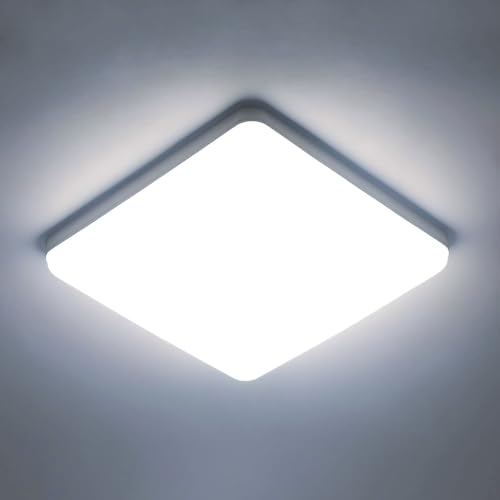 Comely LED Ceiling Lights, 36 W Super Bright LED Panel Light, Modern Square Ultra Slim Ceiling Lighting for Bedroom, Kitchen, Hallway, Hallway