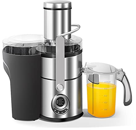 NSTVVEE Estrattore Elettrico di Succo di Frutta e Verdura Succo Fresco Sedano Zenzero Mele Carote Spremiagrumi 220V 1000W Elettrodomestici da Cucina (Je966 220V)
