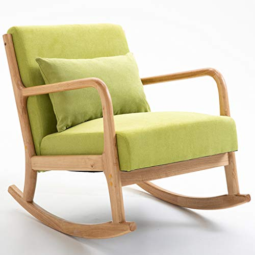 FLORIG Relaxsessel Massivholz Esszimmerstuhl Lesesessel Balkon Schlafzimmer Wohnzimmer Garten Loungesessel Relaxsessel Rückenlehne Sessel Sonnenliege Camping
