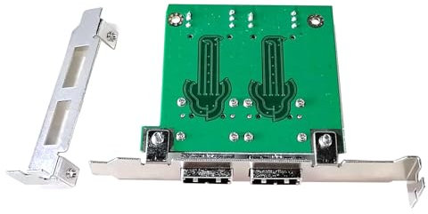 Mini tarjeta SAS hembra adaptador SFF-8087 a 2 puertos externos HD SFF-8088 PCI