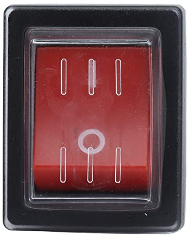 Fafeicy 4-poliger Wippschalter, 30A, ABS-Material, Wasserdichte Abdeckung, 125/250 VAC, für Elektrogeräte und Automobile