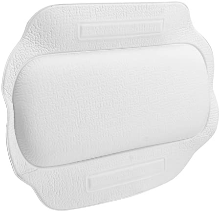 EXHUMKY Rutschfestes Badewannenkissen Aus PVC Schaumstoff Mit Saugnäpfen Ergonomisches Spa Kissen Zur Nacken Und Geruchsneutral Und Langlebig Für Badewanne Und Spa