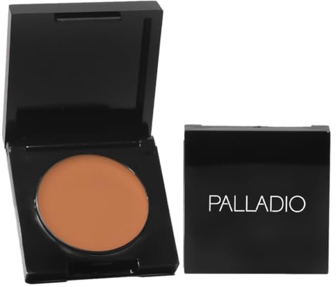 Palladio Under Eye Brightener, Conceal, Brightens, Reduces Appearance of Dark Circles, With Caffeine Peptides & Vitamin E, Tired Skin Color Correcting Brightener & Primer (Golden Tan)