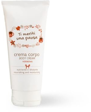 Officina Naturae | Crema Corpo Verbena “Ti Meriti Una Pausa” Edizione Limitata 100ml – Idratante e Nutriente con Oli Naturali e Estratti Botanici – Profumo Agrumato e Fiorito