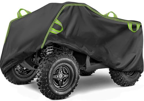 ATV Cover for Suzuki KingQuad 400FSi 2008-2020 2021 2022 2023 2024 2025 2026, All-Weather Outdoor Quad Bike Cover Waterproof Oxford Heavy Duty 4 Wheeler Cove Outdoor Protection,B