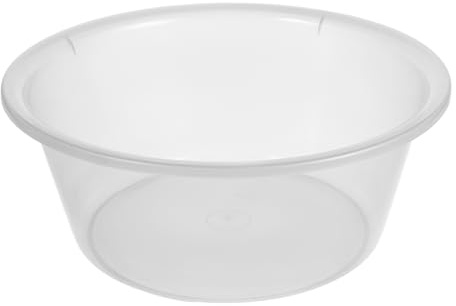 TOVINANNA Lavabo pour Pieds Transparent Moyen, Bac en Plastique Léger et Polyvalent, Bassine de Bain Adaptée pour Bébé et Usage Domestique, pour Salle de Bain, la Cuisine et Soins