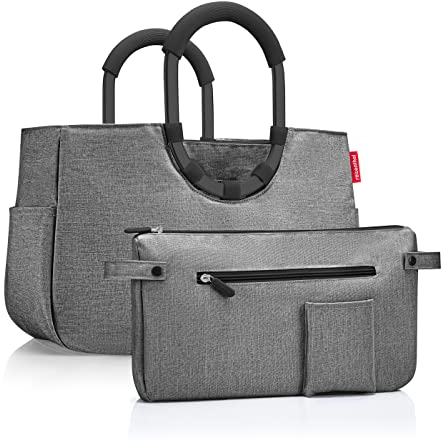 reisenthel loopshopper M – Stabile Tasche mit praktischer Fächeraufteilung und großer Innentasche aus recycelten PET-Flaschen – wasserabweisendes Design