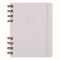 Moleskine Agenda Non Datata, Agenda a Spirale di 12 Mesi con Copertina Rigida, Formato XL 20 x 25 cm, Crush Grape