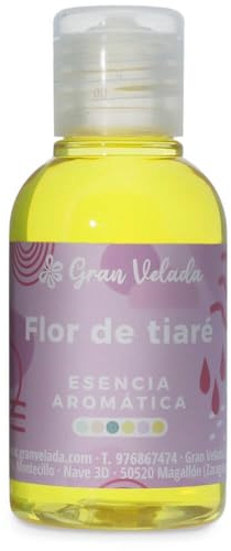 Tiaréblomma aromatisk essens | Exotisk och sensuell doft | Perfekt för hemparfymer, tvålar, ljus och luftfräschare | 250 ml