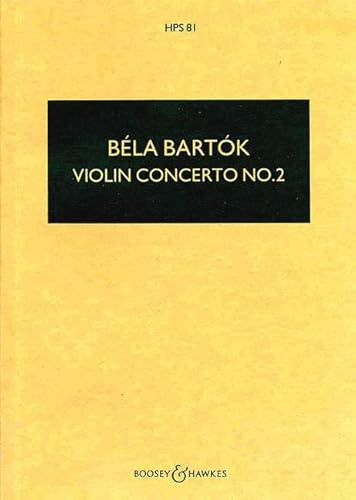 Violinkonzert Nr. 2: Violine und Orchester. Studienpartitur.: 1937/38 (Hawkes Pocket Scores)