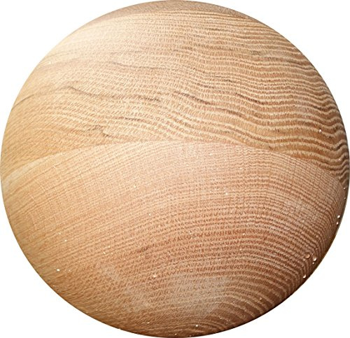 Tai Chi Ball - Medium/Intermediate Wood Ball (YMAA) 4-5 lbs, 7 inches, Oak. Handmade in The USA. Use with Instructional DVD (Sold Separately).