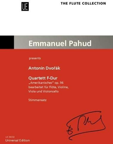 Antonin Dvorak Quartet in F-Dur op 96: set of parts for flute, violin, viola and cello