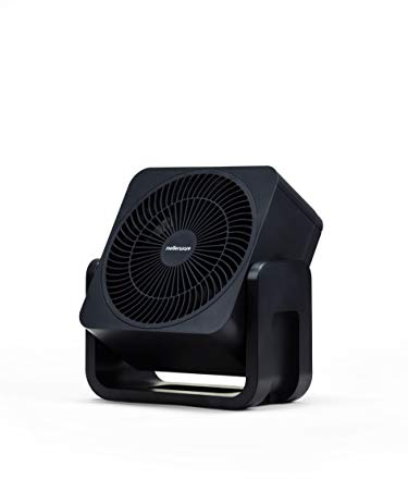 Mellerware - Ventilador de Sobremesa Silencioso Air Power 30 | 30W de Potencia | 3 Velocidades | 3 aspas metálicas | Caudal de aire fresco | Fácil transporte | Aluminio/Plástico | Negro