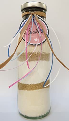 Schokolade Cookies Backmischung im 500 ml Glas/Flasche
