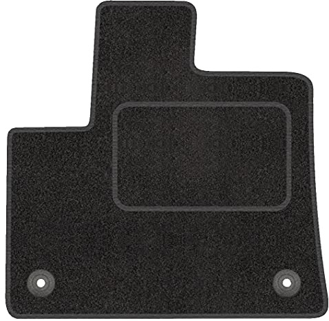 Motohobby Fußmatten passend für Citroen Berlingo III Schwarz 1-teilig | Automatten, maßgeschneidert, rutschfest, Schmutzschutz für jeden Tag, Velours