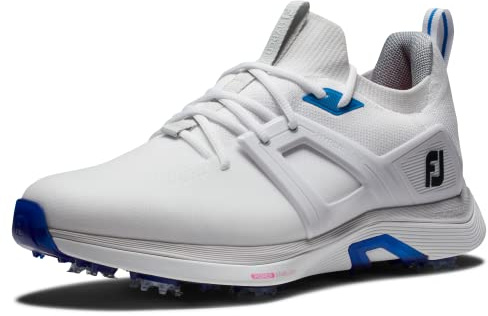 Footjoy Hyperflex, Scarpe da Golf Uomo, Bianco Bianco Grigio, 40 EU