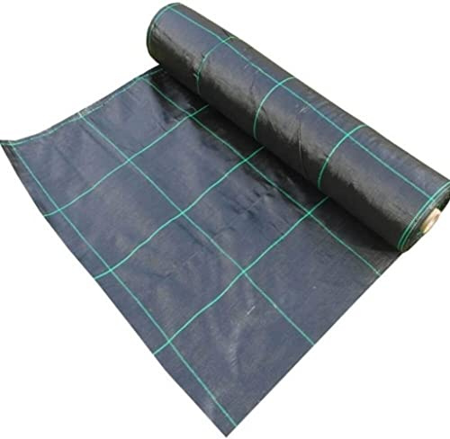 Mugar- Mallas Anti Hierba en Rollos de 40 Metros Cuadrados - Mallas Anti Maleza en Rollos de 2x20 y 4x10 Metros- Base para Césped Artificial (2 x 20 Metros)