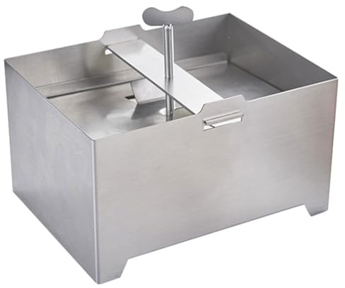 Operitacx Tofu-Pressform Aus Edelstahl Tofuform Für Den Haushalt Waschbare Tofuform Werkzeug Zur Herstellung Von Bohnengallerte Für Hausgemachten Tofu 16.00 X 12.00 X 9.00 cm