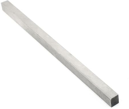 Broca de torno HSS, herramienta de torneado de torno cuadrado, cortador de moscas, barra de acero blanco para perforación de grabado, 8 mm x 8 mm x 200 mm