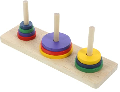 Intellektuelles Spielzeug-Puzzle-brettspiel Aus Holz Hanoi-Turm Gehirn Für Erwachsene Familienparty-Spiel