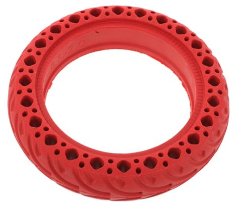 TOGEVAL 8 Elektro Skateboard Vollreifen Roller Roller Rad Elektroroller Reifen E Roller Reifen Roller Vollreifen Roller Teile Roller Reifenersatz Ez Roller Roter Gummi