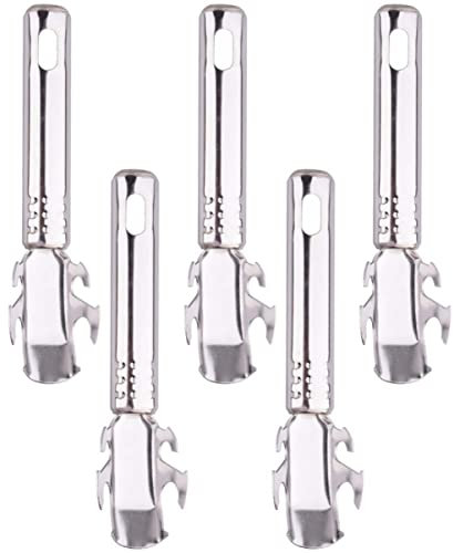 ABOOFAN 1 Satz Anlasser Mit Hitze Umgehen Muschelklemmen Welle Topfdeckelhalter Multifunktionswerkzeug Multi Werkzeug Klemmbausteine Küchengreifer Töpfe Clip Rostfreier Stahl Silver 5st