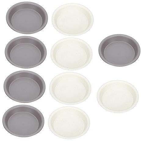 CIMAXIC Plateaux Inférieurs pour Pots De Fleurs Bacs À Eau De Jardinage Supports De Pots De Fleurs Bacs De Rétention d'eau