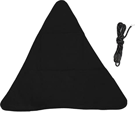 Asixxsix Dreibein Hocker Tuch, tragbare Faltbare Camping Hocker Tuch Canvas Dreibein Hocker Tuch Stuhl für Outdoor Angeln Camping Wandern, Anti-Kratzer, ergonomisch (Black)