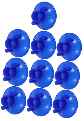 Zerodeko 10pcs Ergonomic Mop Handle Clamp Mop Head Attachments Wet Handle Clip for Corner Cleaning Replacement Heads