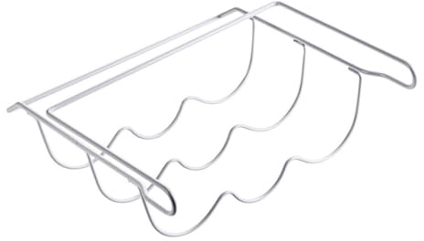 ARTSEWPLY Thickened Iron Beverage Bottle Holder Fridge Storage Rack for Wine and Beer Space-saving Shelf for Kitchen Garage Bar Organizer for Under Cabinet Use