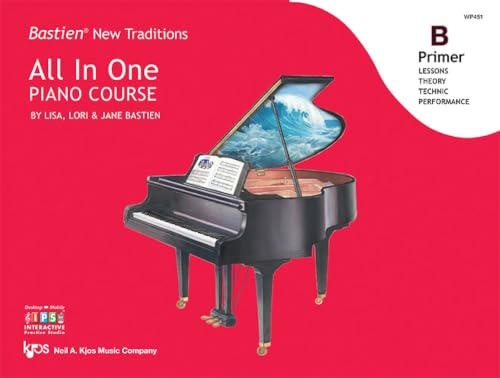 WP451 - Bastien New Traditions - All In One Piano Course - Primer B