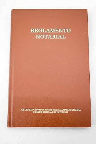 Reglamento notarial