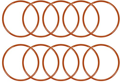 sourcing map 10 Stück O Ringe 60,2mmx65mmx2,4mm Dichtungsringe Rund Gummi Dichtung O Ring Seals NBR Unterlegscheibe für Wasserhahn Spülventile Waschbecken Duschablauf Hydraulik Rohrschlauch
