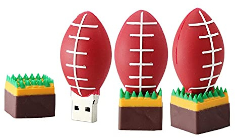 32GB Ball Shape USB Flash Drive U Disco USB 2.0 Data Memory Stick Pen Drive de Disco Flash USB Dispositivo de Almacenamiento USB Externo de Almacenamiento de Disco Flash (Rugby)