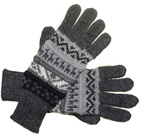 Posh Gear Alpaka Handschuhe Guantilissi Fingerhandschuhe Damen Herren aus 100% Alpakawolle