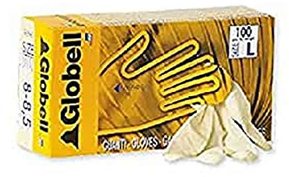 Linea Premium Latexhandschuhe, Weiß, Größe XL, Packung mit 100 Handschuhen