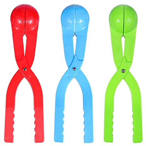 Tomaibaby Snowball Maker Beach Toys 3pcs Snowball Clip Summer Beach Scoop Mold Tool for Kids, Beach Tools