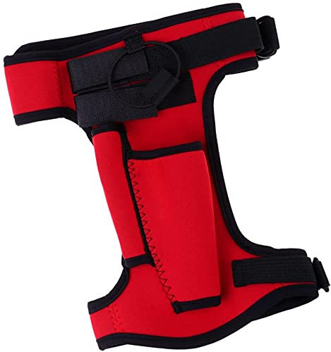 U/D Neoprene Sheath Leg/Arm Holder for Scuba Diving Snorkeling Gear Equipment - One Size Fits Most (Red)
