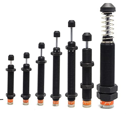 Hydraulischer Stoßdämpfer pneumatischer hydraulischer Stoßdämpfer Einstellbarer hydraulischer Puffer ANZEIGE Serie AD2016. (Color : AD2580)