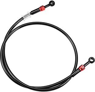 PEYDEN Motorrad Bremsleitung 110 Cm-240 cm Bremsschlauch AN3 0 28 90 Grad M10 Motorrad Hydraulische Bremsleitung Ölschlauch Rohrverschraubung (Color : 240cm)