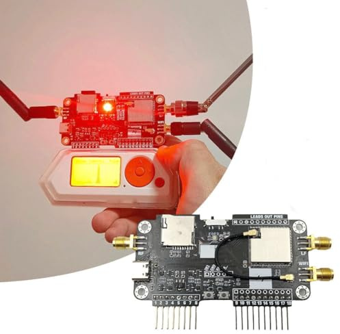 YXRRVING Modulo ricevitore per Flipper Zero, modulo di trasmissione dati wireless 2.4G, antenna esterna CC1101, scheda di sviluppo WiFi multiboard NRF24+ESP32/NRF24 per accessorio Flipper Zero