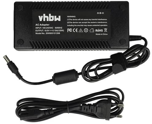 vhbw 1x alimentatore compatibile con Sony Vaio PCG-K44, PCG-K415B, PCG-K37, PCG-K43Q, PCG-K43F, PCG-K43, PCG-K415S notebook, 120 W