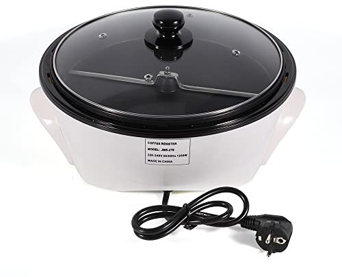 Qussse Torréfacteur électrique 1200 W, torréfacteur à café, torréfacteur à grains, capacité 500 g, torréfacteur à café 0-240 °C