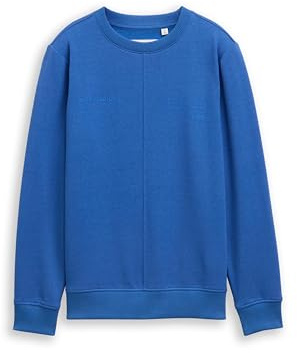 TOM TAILOR Barn pojkar sweatshirt, 34662 – mjuk safirblå, 164