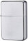 Campo Encendedor de Gasolina satén, Encendedor de tormenta Cromado Cepillado, Compacto (5,8 x 4 x 1,3 cm), Recargable, Encendedor Cortavientos, Compatible con Combustible Zippo, Gris,