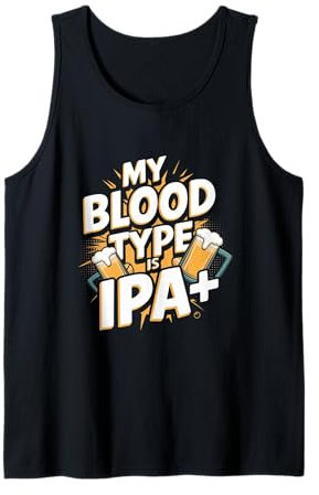 Divertente birra IPA - Il mio gruppo sanguigno è IPA Canotta